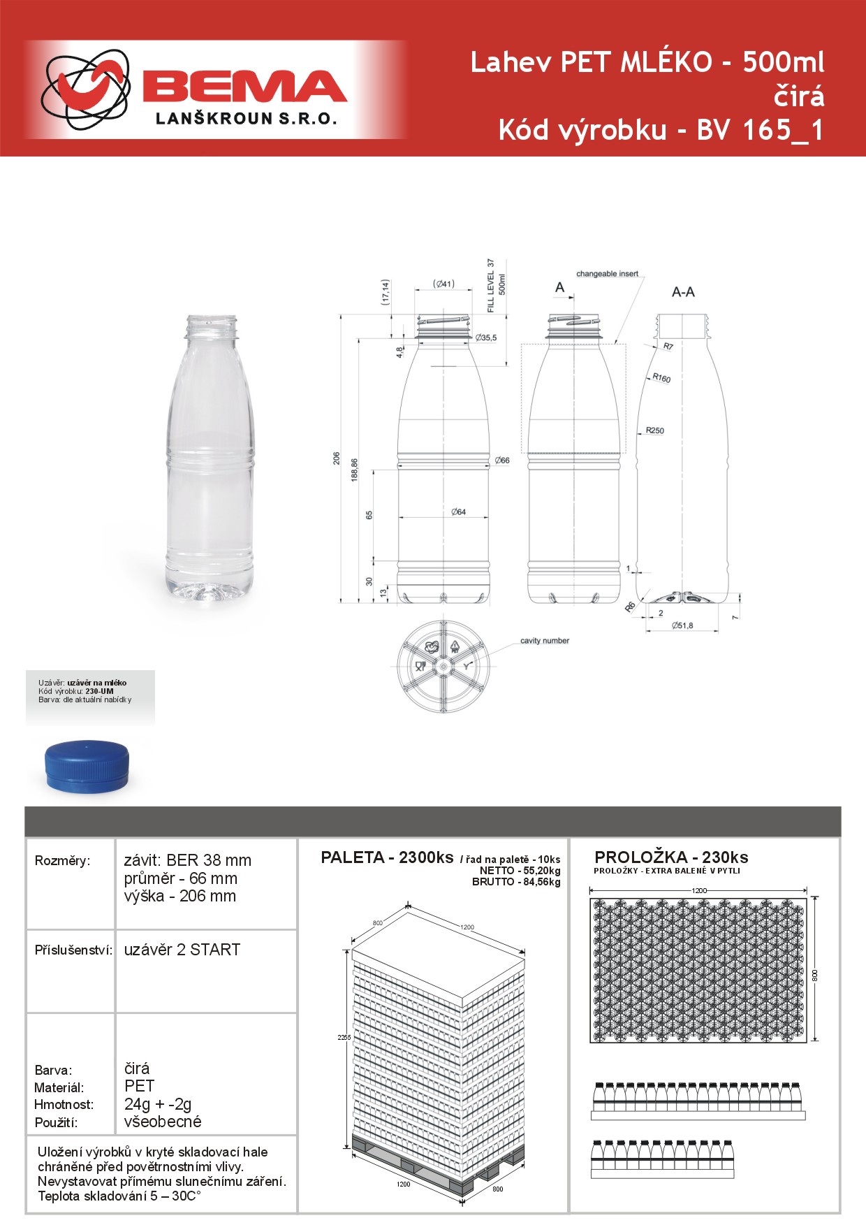 PET MLEKO 500ml-1-3-2022